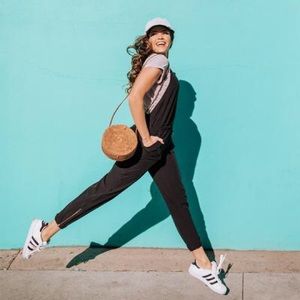 Albion classic black overall jumpsuit